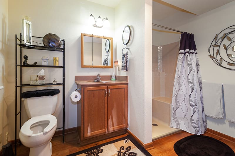 Charter Senior Living of Hasmer Lake Model Bathroom